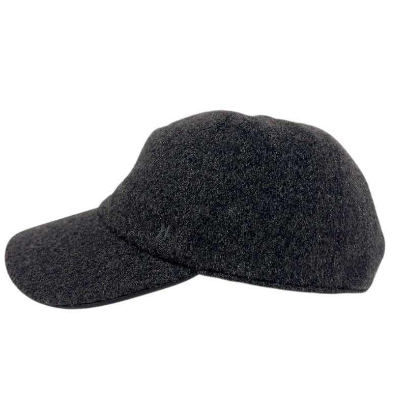 HERMES Cashmere Cap in Dark Grey - Unisex Luxury Accessory