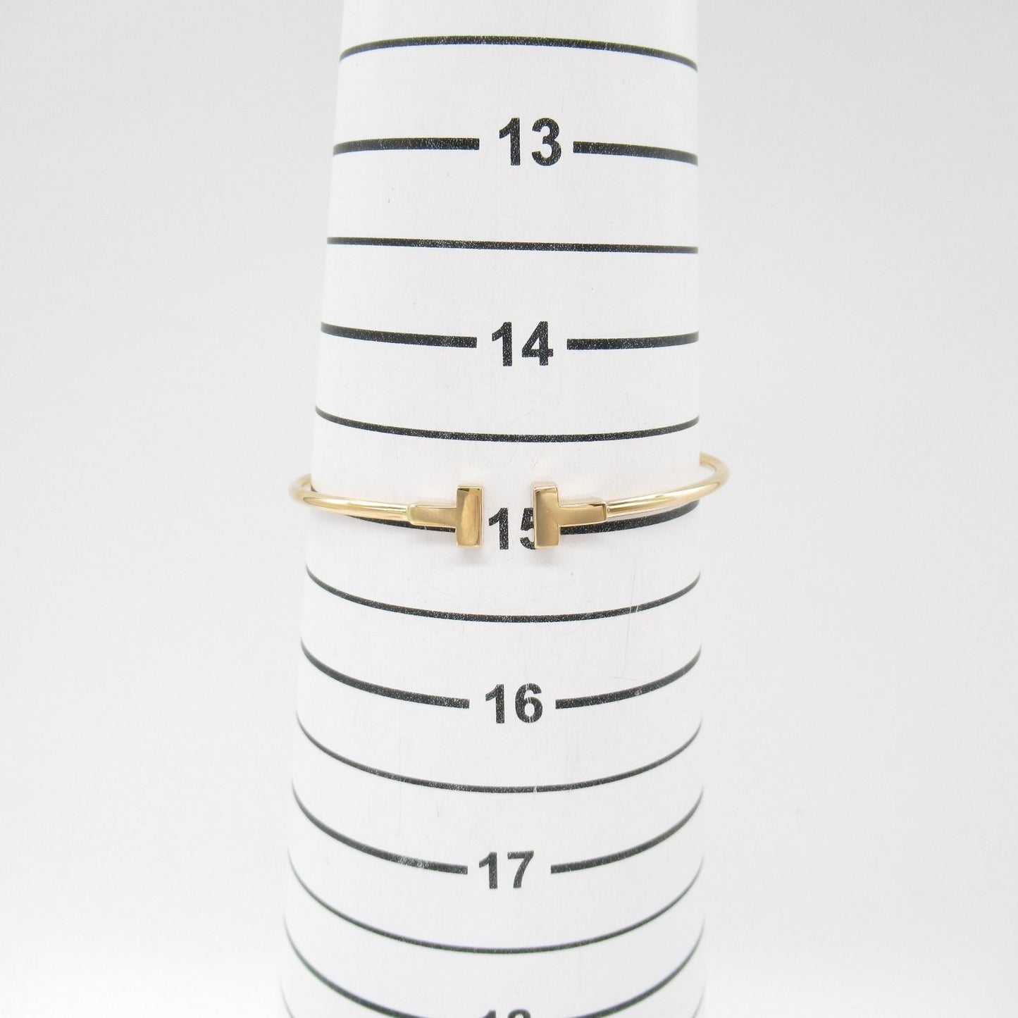 TIFFANY & CO T Wire Bracelet in K18PG Pink Gold - 15cm