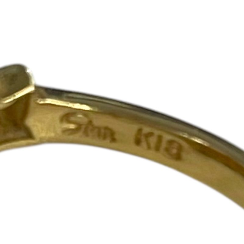 STAR JEWELRY K18 Gold Star Motif Pinky Ring - Exquisite Craftsmanship