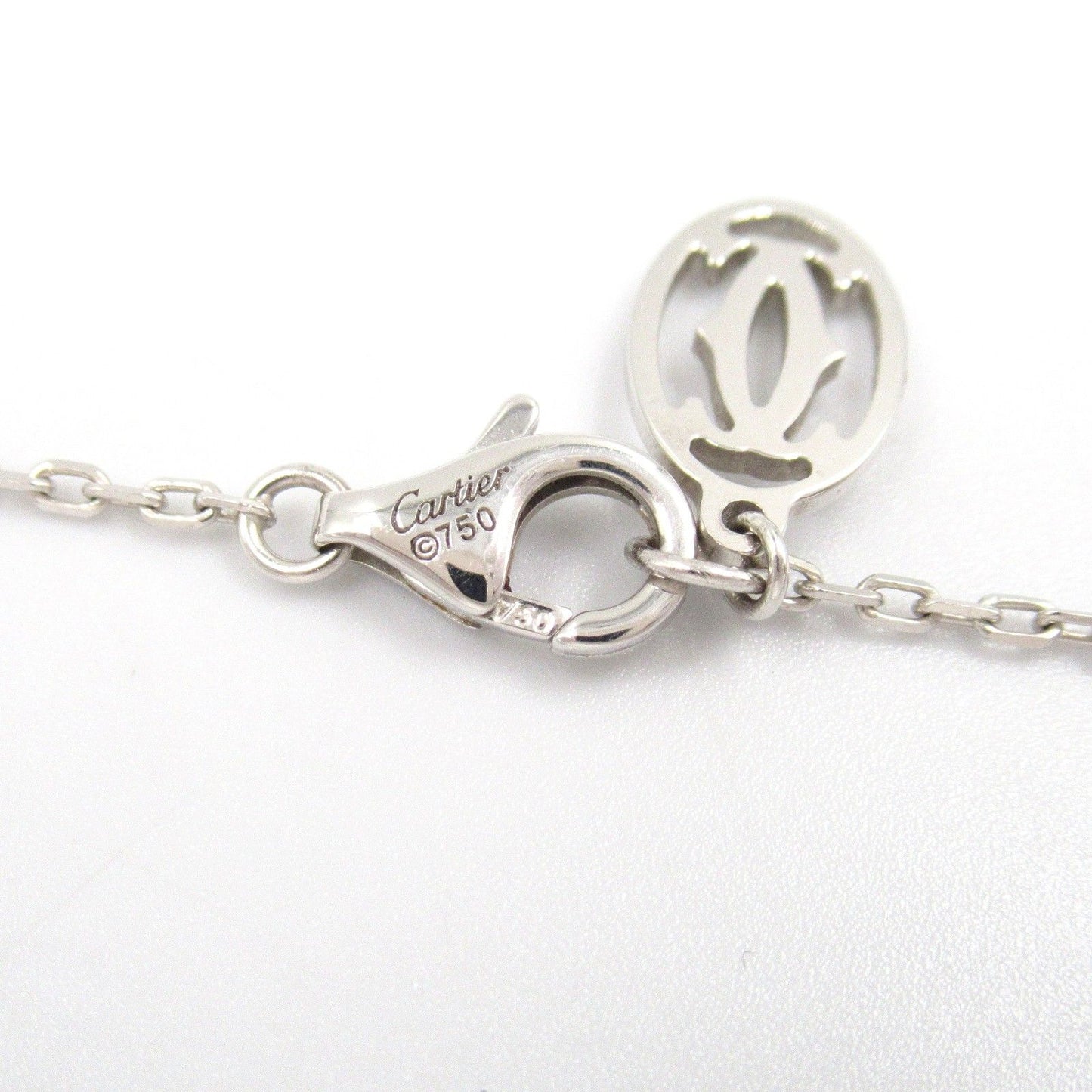 CARTIER Amour Necklace in 18K White Gold with Diamonds