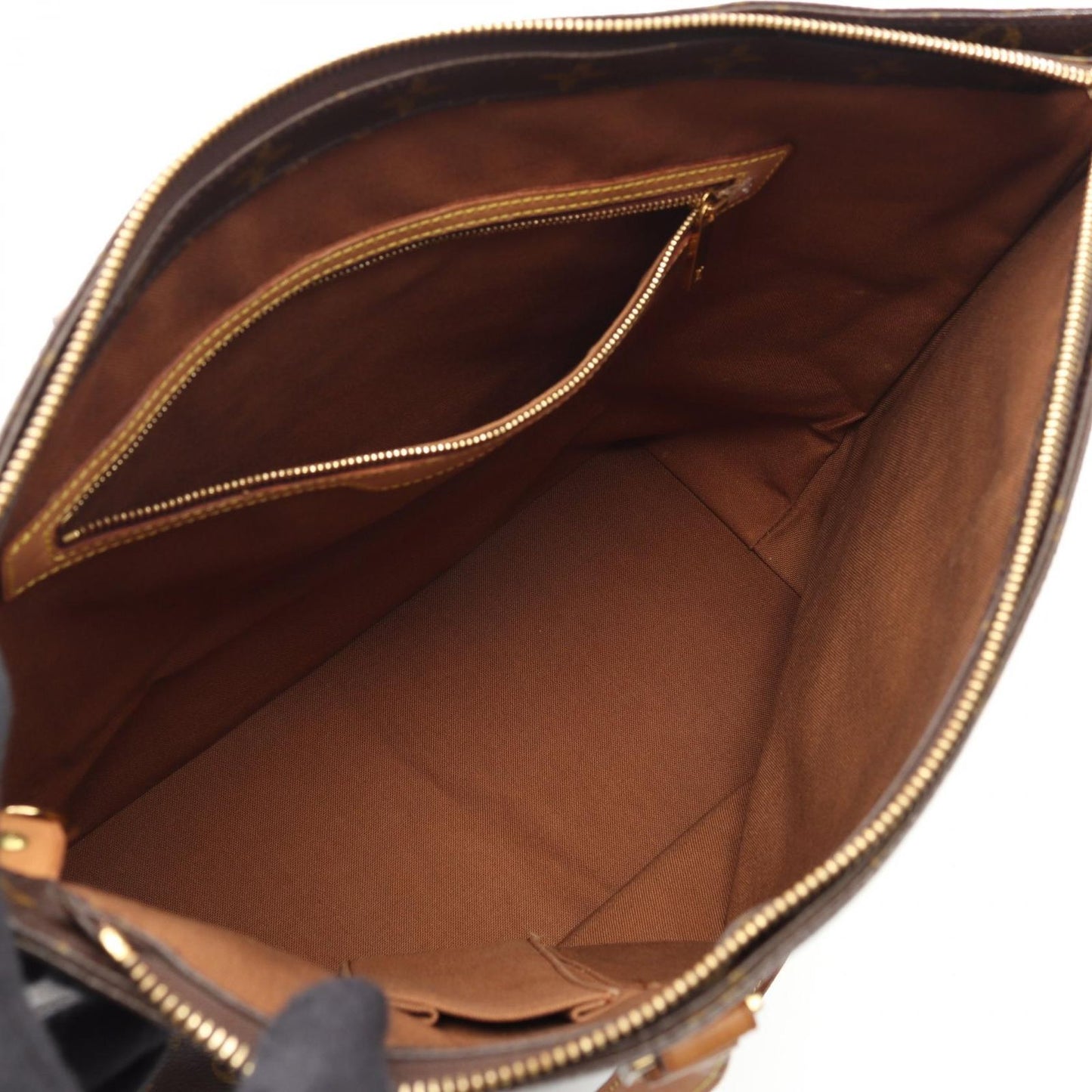 Louis Vuitton Cabas Mezzo Tote Bag - Timeless Elegance in Brown