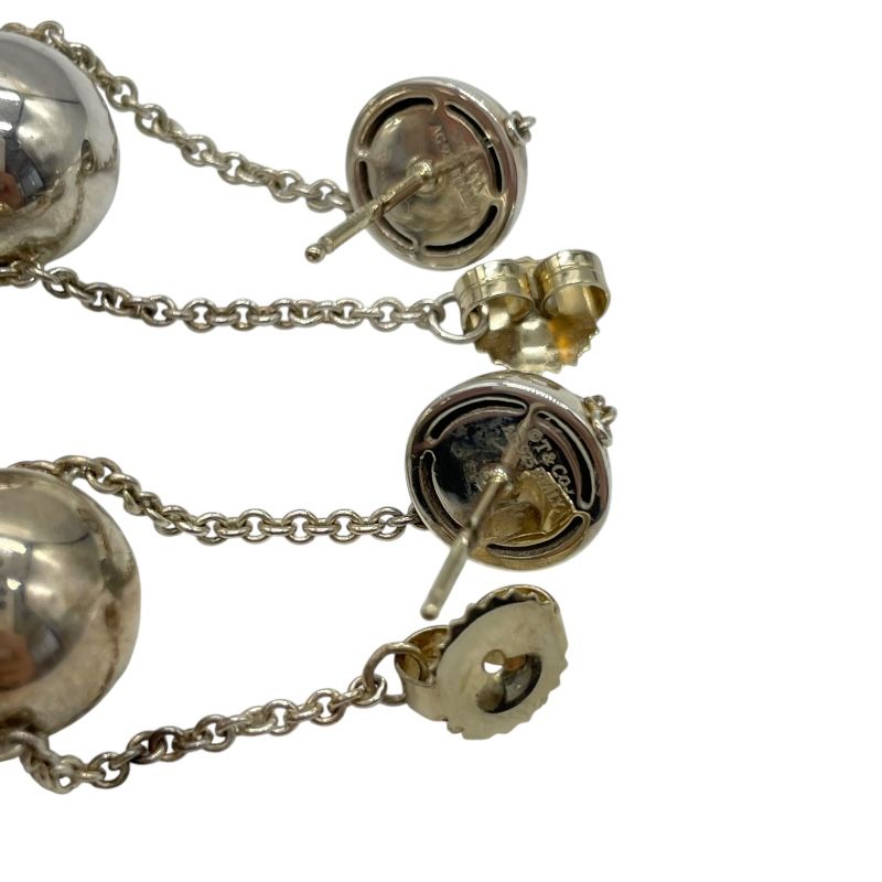 Tiffany & Co. Hardware Ball Triple Drop Earrings in Silver