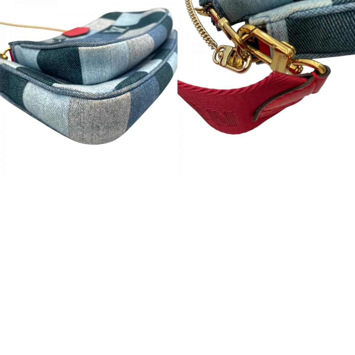 Louis Vuitton Multi-Pochette Accessoires M44990 - Blue Monogram Denim