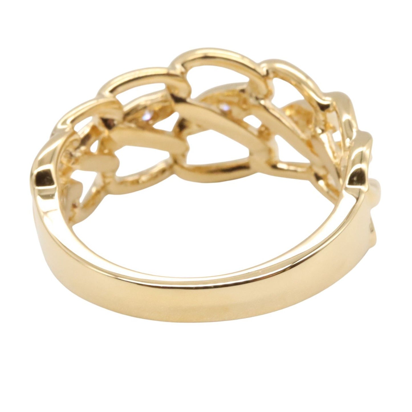 TASAKI K18 Yellow Gold Diamond Ring - Exquisite Elegance