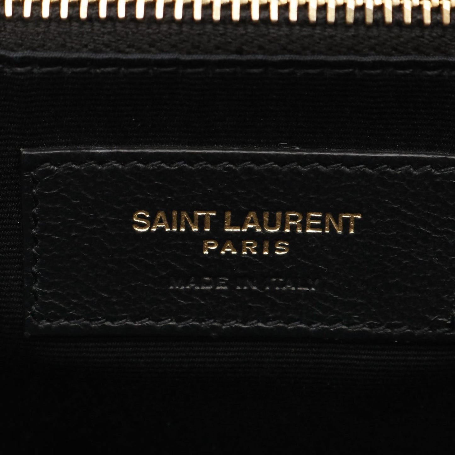 Saint Laurent Paris Ikari Maxi Shopping Tote in Black Lambskin