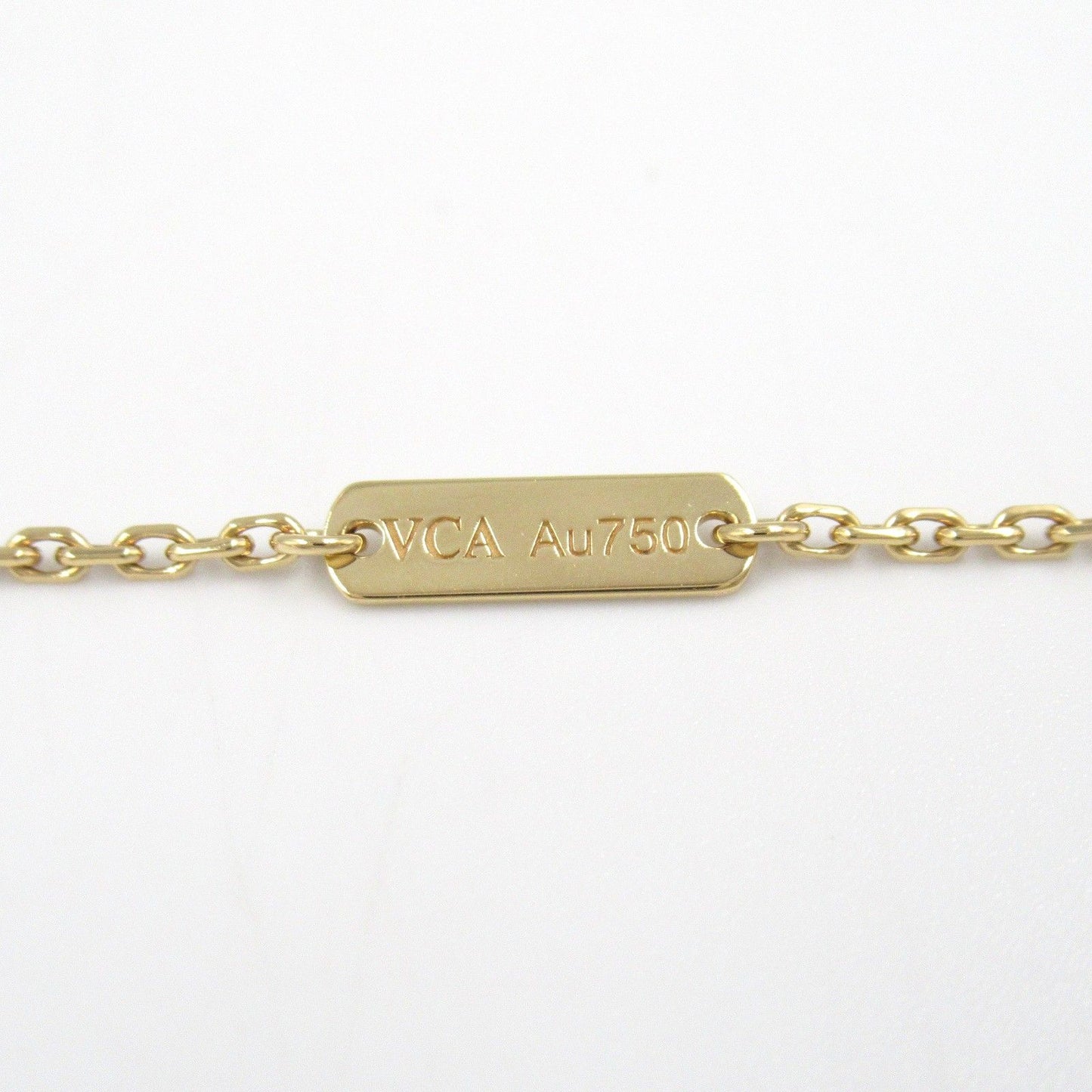 Van Cleef & Arpels Vintage Alhambra Onyx Necklace in 18K Yellow Gold