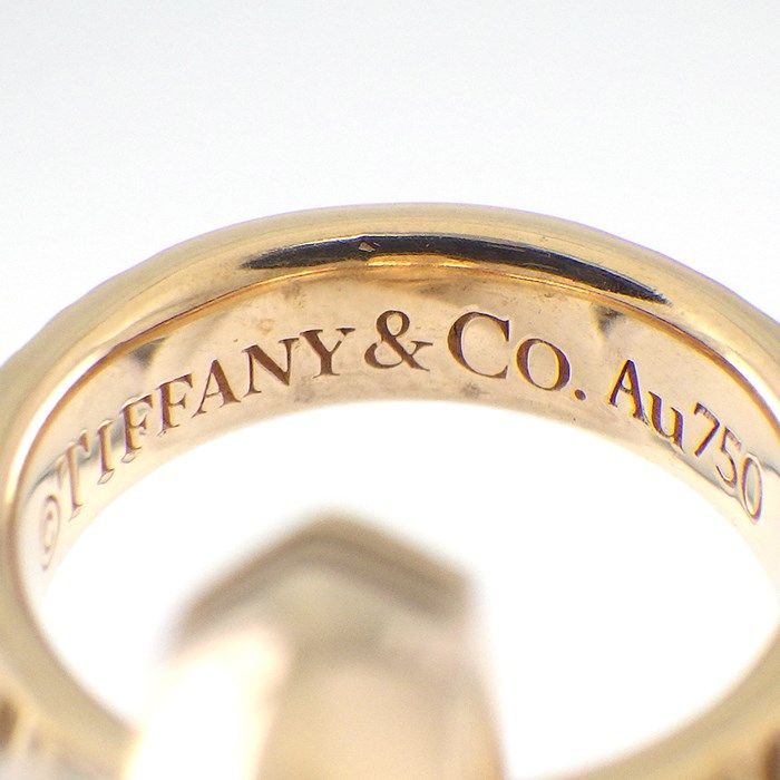 Tiffany & Co. Atlas X Interlocking Double Circle Necklace in K18PG