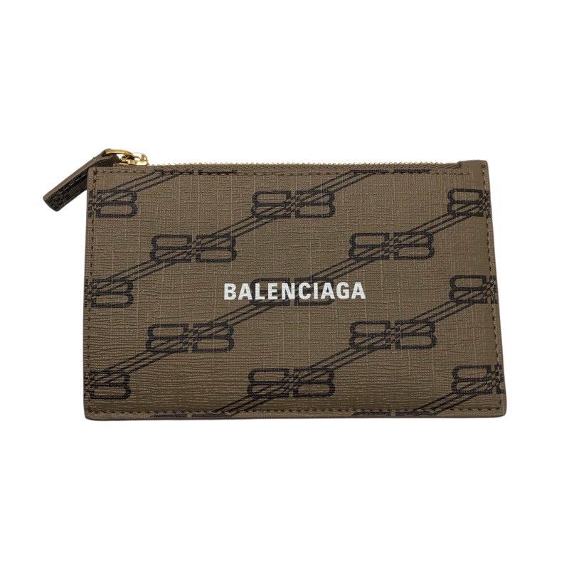 Balenciaga BB Logo Fragment Case - Unisex PVC Card Holder