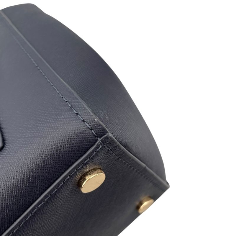 MICHAEL KORS 2-Way Navy Leather Handbag - Timeless Elegance