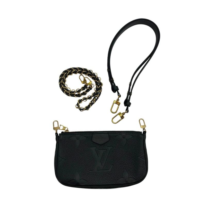 Louis Vuitton Multi-Pochette Accessoires M80399 Black Monogram