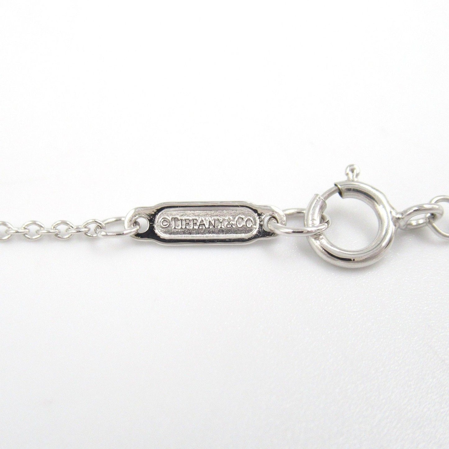 TIFFANY&CO Diamond Horseshoe Necklace in 18K White Gold