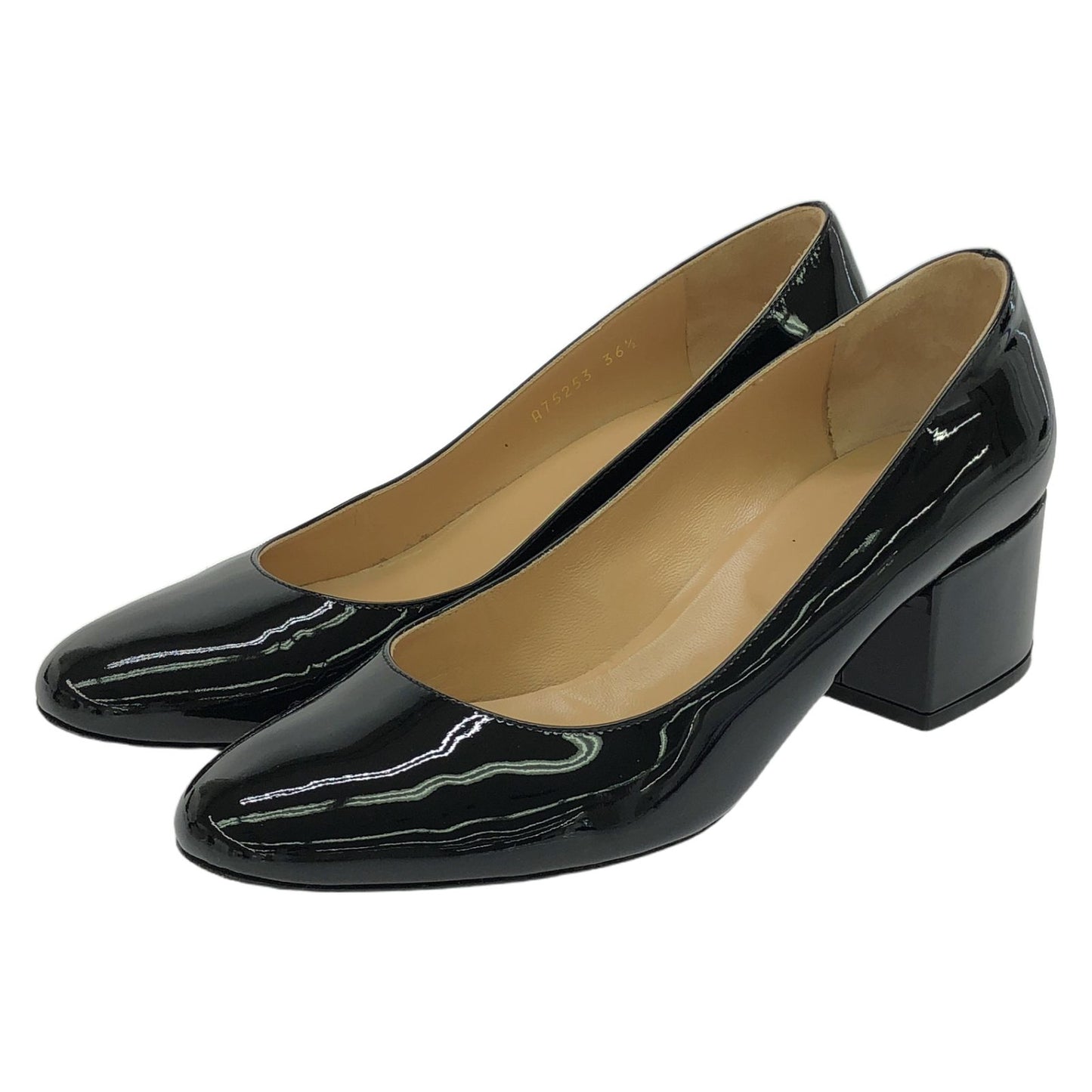 Sergio Rossi Black Patent Leather Pumps - Timeless Elegance
