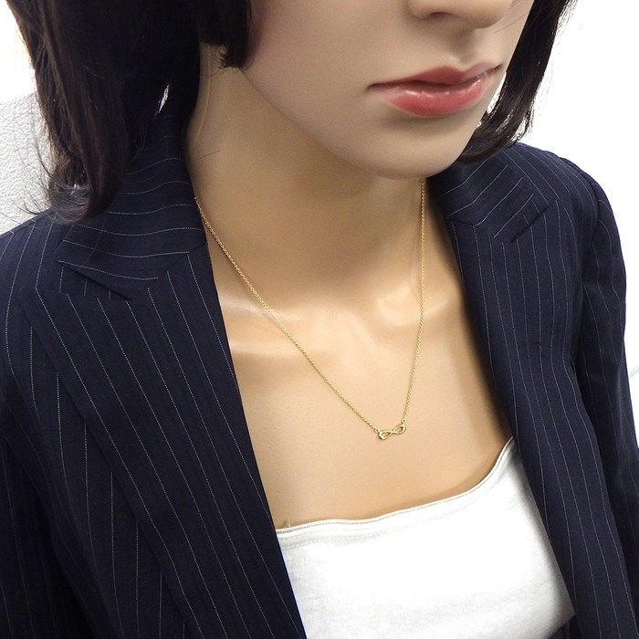 Tiffany & Co. Infinity Necklace in K18 Pink Gold - Exquisite Craftsmanship