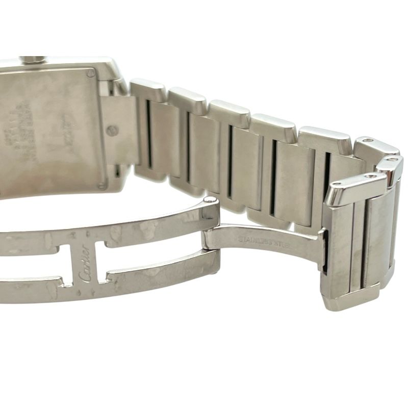 Cartier Tank Française MM W51011Q3 - Exquisite White Quartz Watch