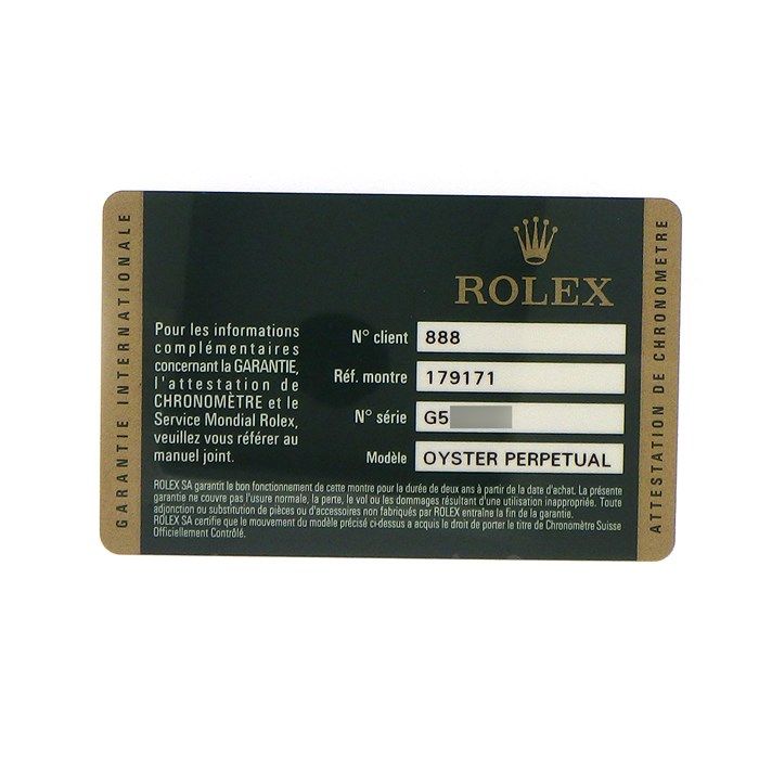 Rolex Datejust 179171G Meteorite Dial - K18 Pink Gold & Stainless Steel