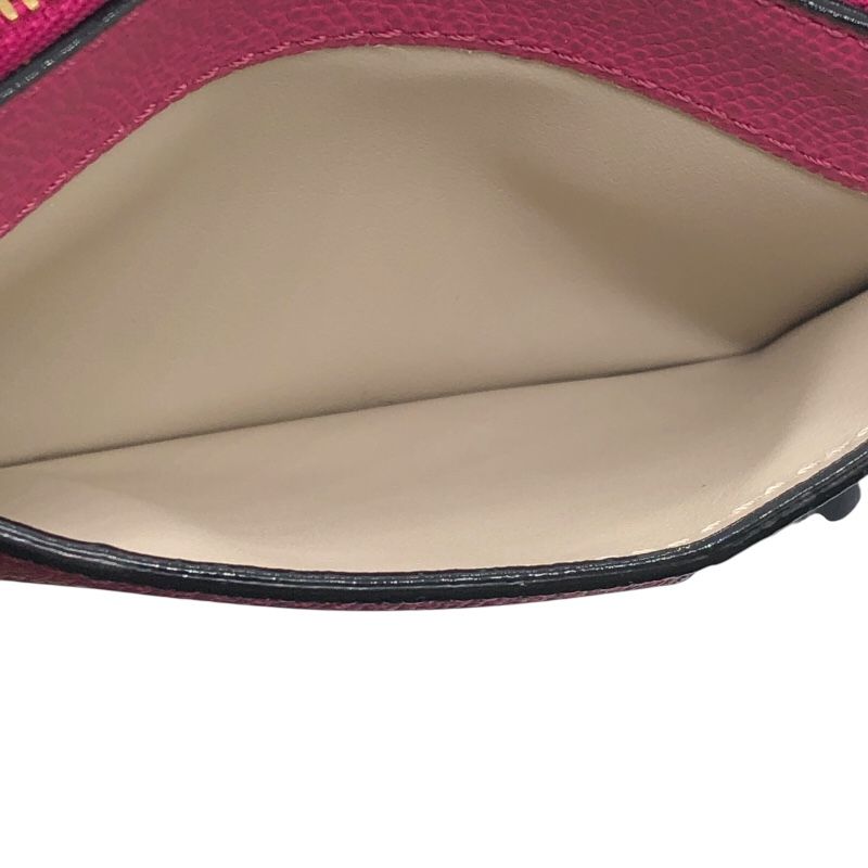 VALEXTRA Magenta Fragment Case with Gold Hardware - Exquisite Craftsmanship