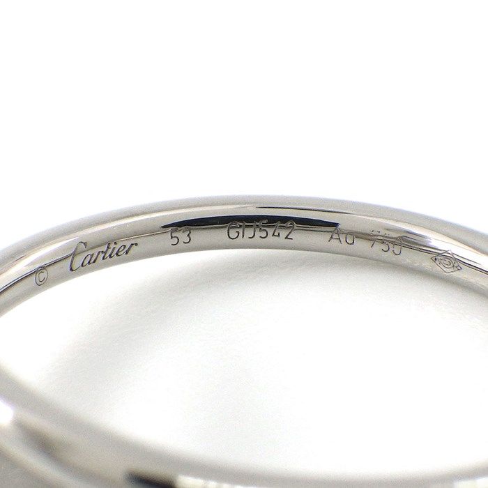 Cartier Juste un Clou Ring in 18K White Gold - Size 13