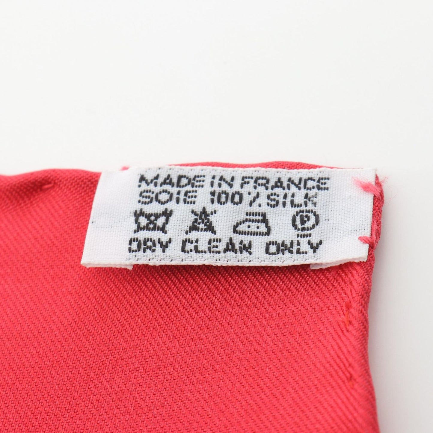 HERMES Cogeaux Silk Scarf in Red - Timeless Elegance