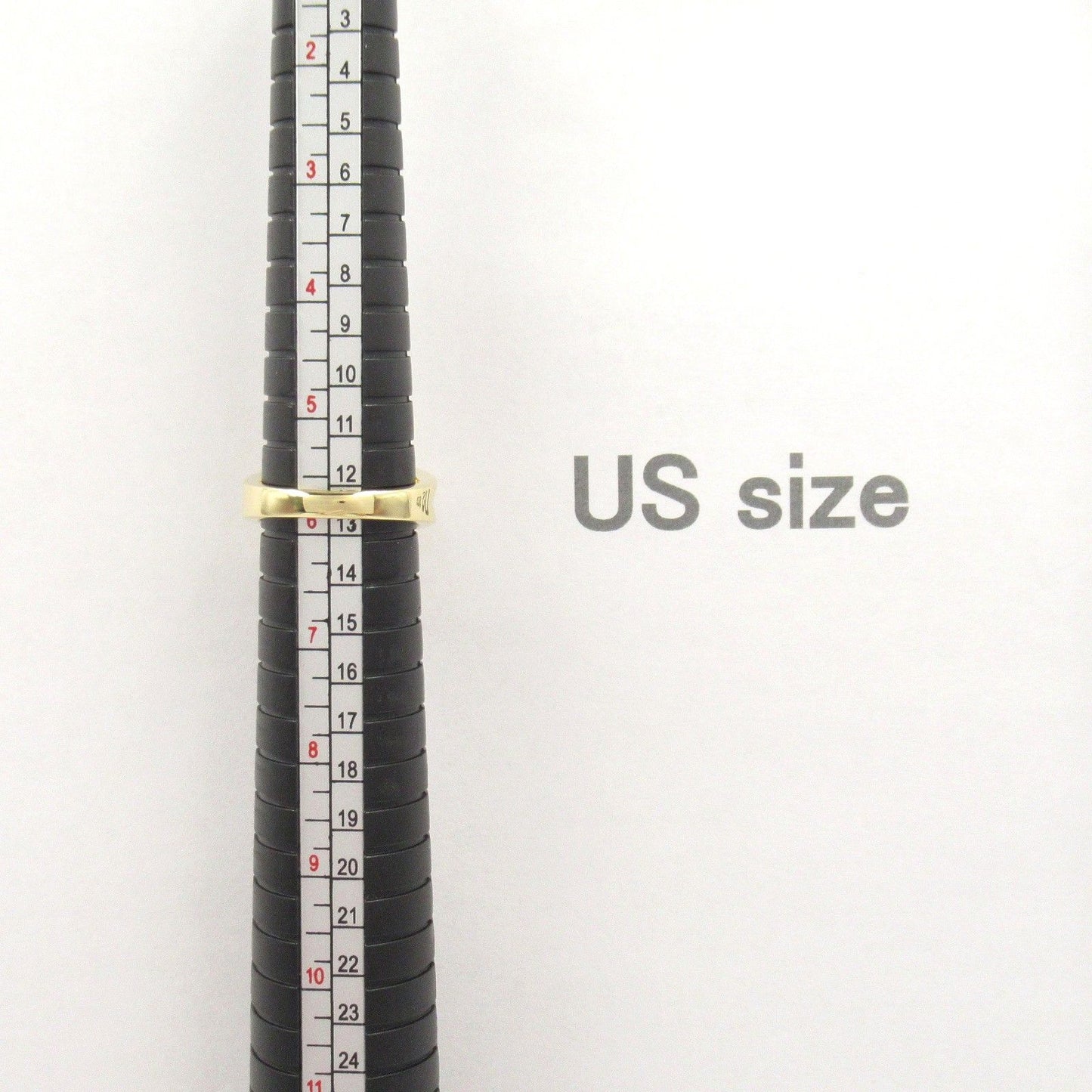 TASAKI Citrine & Diamond Ring in 18K Yellow Gold - Size 11