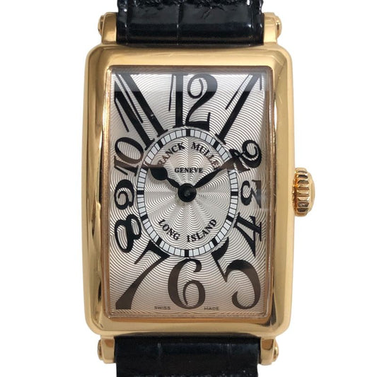 Franck Muller Long Island 902QZ K18PG Silver Quartz Ladies Watch