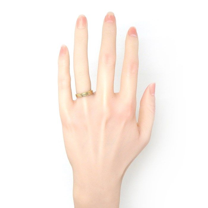 Cartier Vendôme Louis Cartier Tri-Color Wedding Band Ring