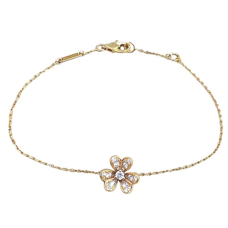 Van Cleef & Arpels Frivole Mini Bracelet in K18 Gold