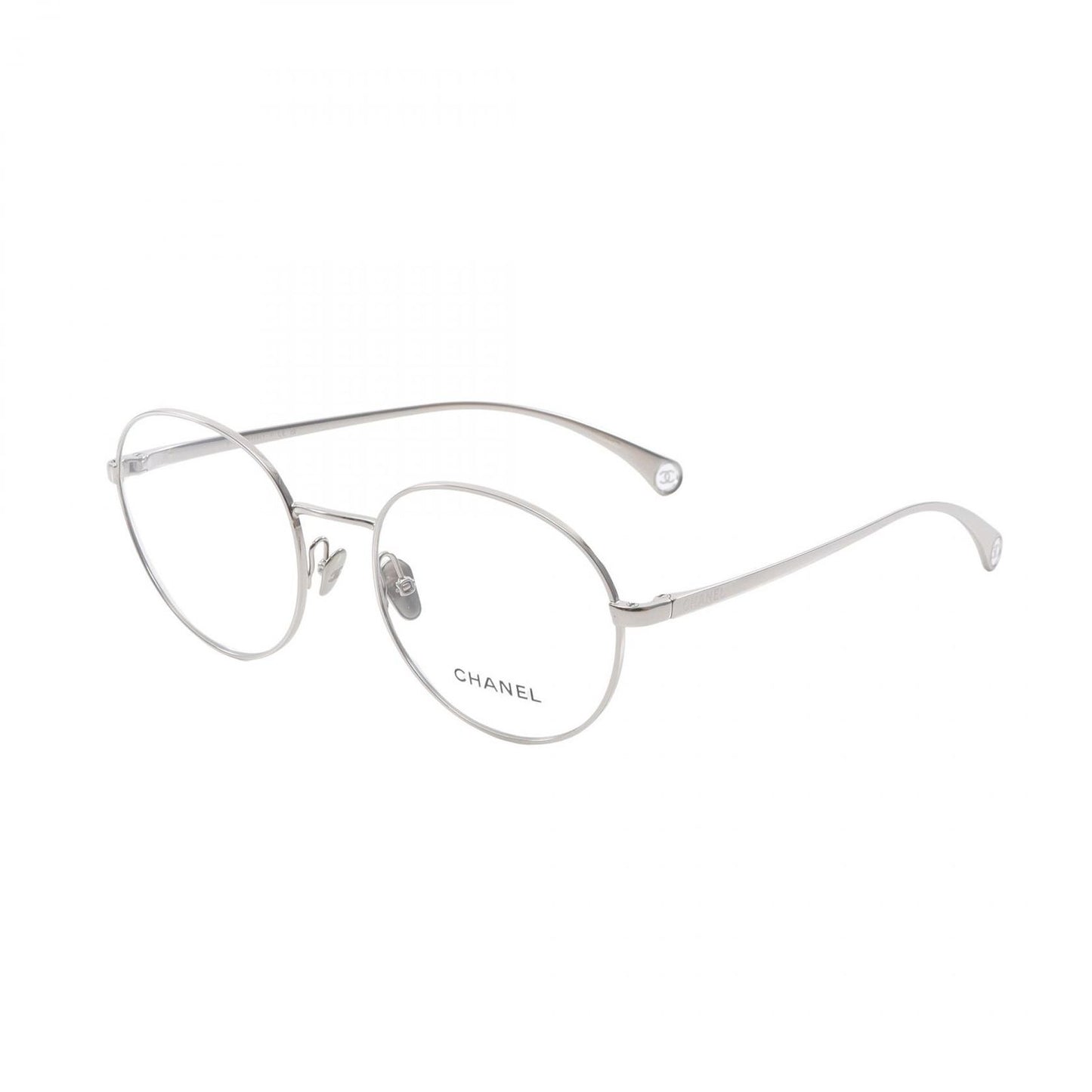 CHANEL Oval Shape Optical Glasses 2209 - Silver Elegance