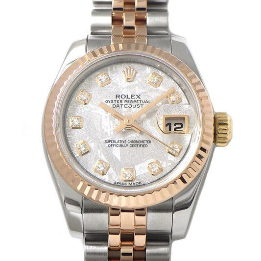 Rolex Datejust 179171G Meteorite Dial - K18 Pink Gold & Stainless Steel