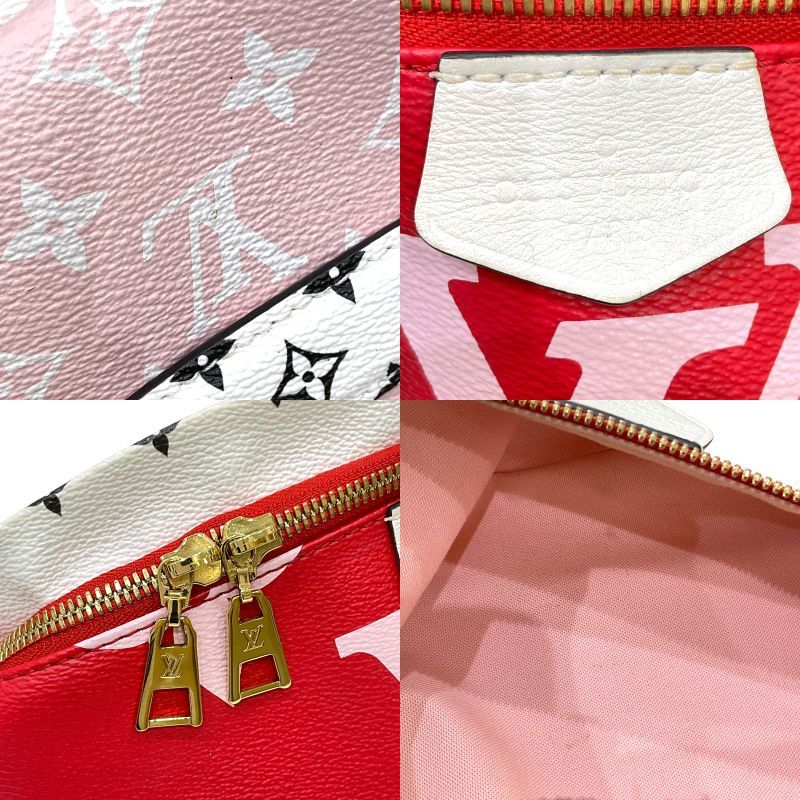 Louis Vuitton Monogram Giant Bum Bag in Red & Pink - Exclusive Design