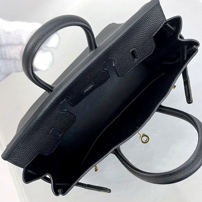 HERMES Birkin 25 Handbag - 2018 Black Togo with Gold Hardware