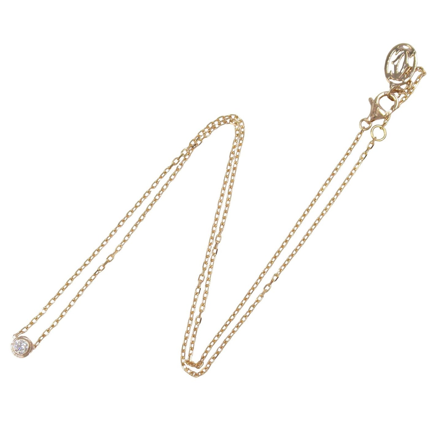 CARTIER D'Amour Necklace in K18 Pink Gold with Diamonds