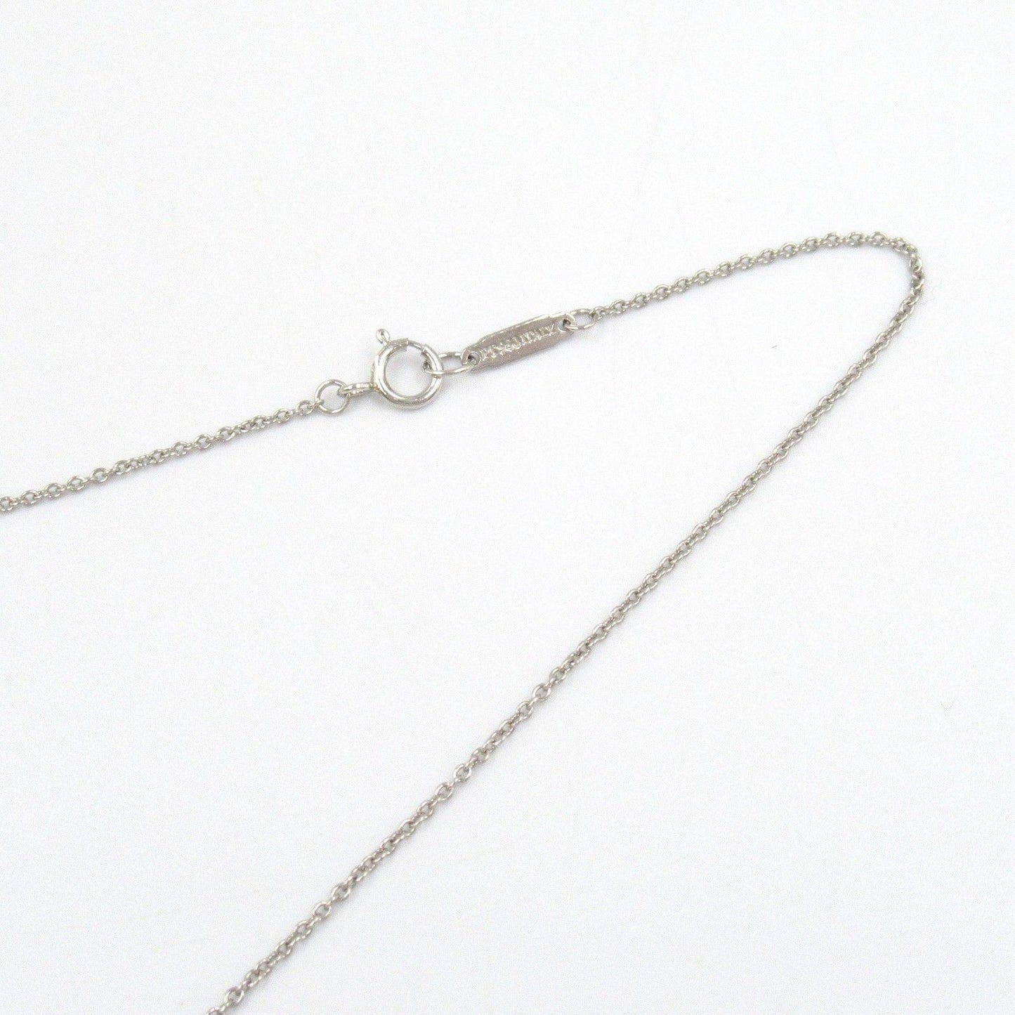 TIFFANY & CO. Aria Diamond Necklace in Platinum - 42cm