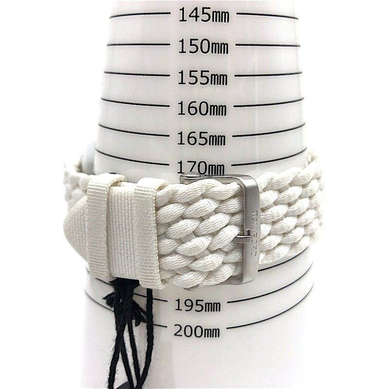 TOM FORD N.002 Ocean Plastic Men's Watch - White & Silver