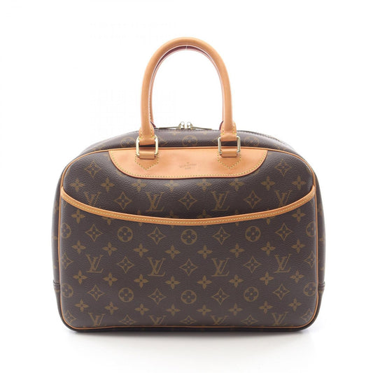Louis Vuitton Deauville Bowling Vanity Monogram Handbag - Timeless Elegance