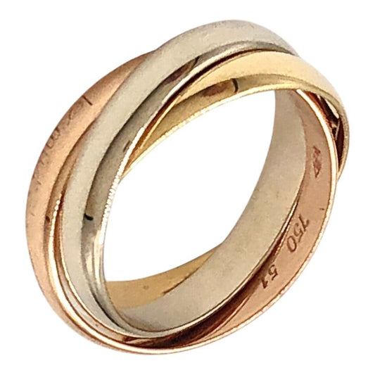 Cartier Trinity Ring in K18WG/K18PG/K18YG - A Timeless Masterpiece