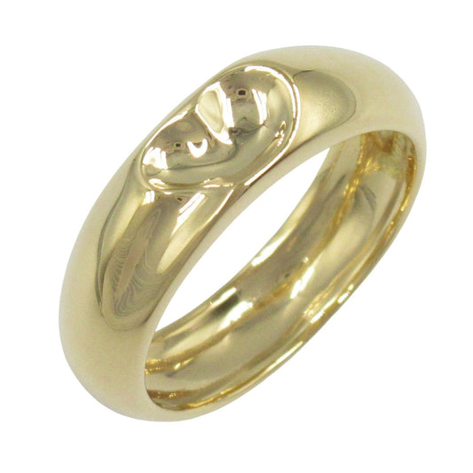 TIFFANY & CO Heart Curved Ring in 18K Yellow Gold - Size 15