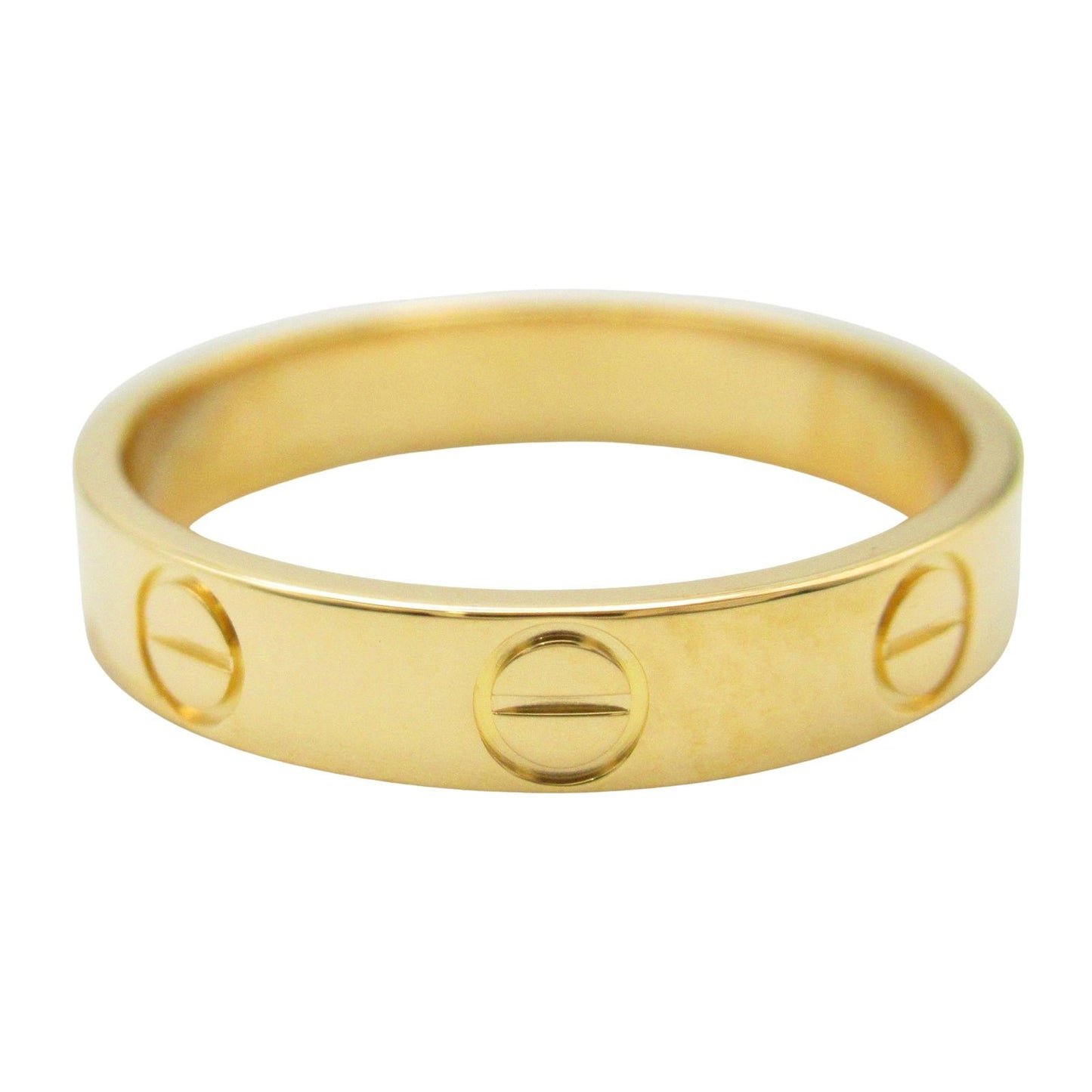 CARTIER Mini Love Ring in K18 Yellow Gold - Timeless Elegance