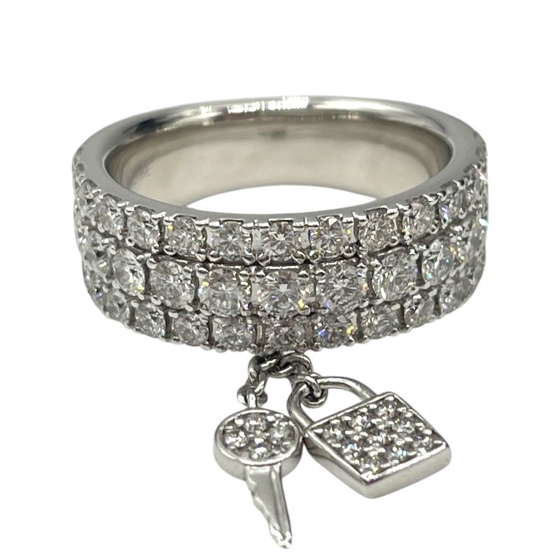 TASAKI A Secret Ring in 750WG with 1.45ct Diamond - Exquisite Craftsmanship