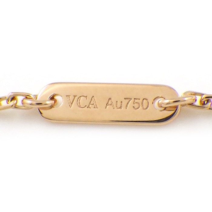 Van Cleef & Arpels Sweet Alhambra Necklace in K18 Pink Gold