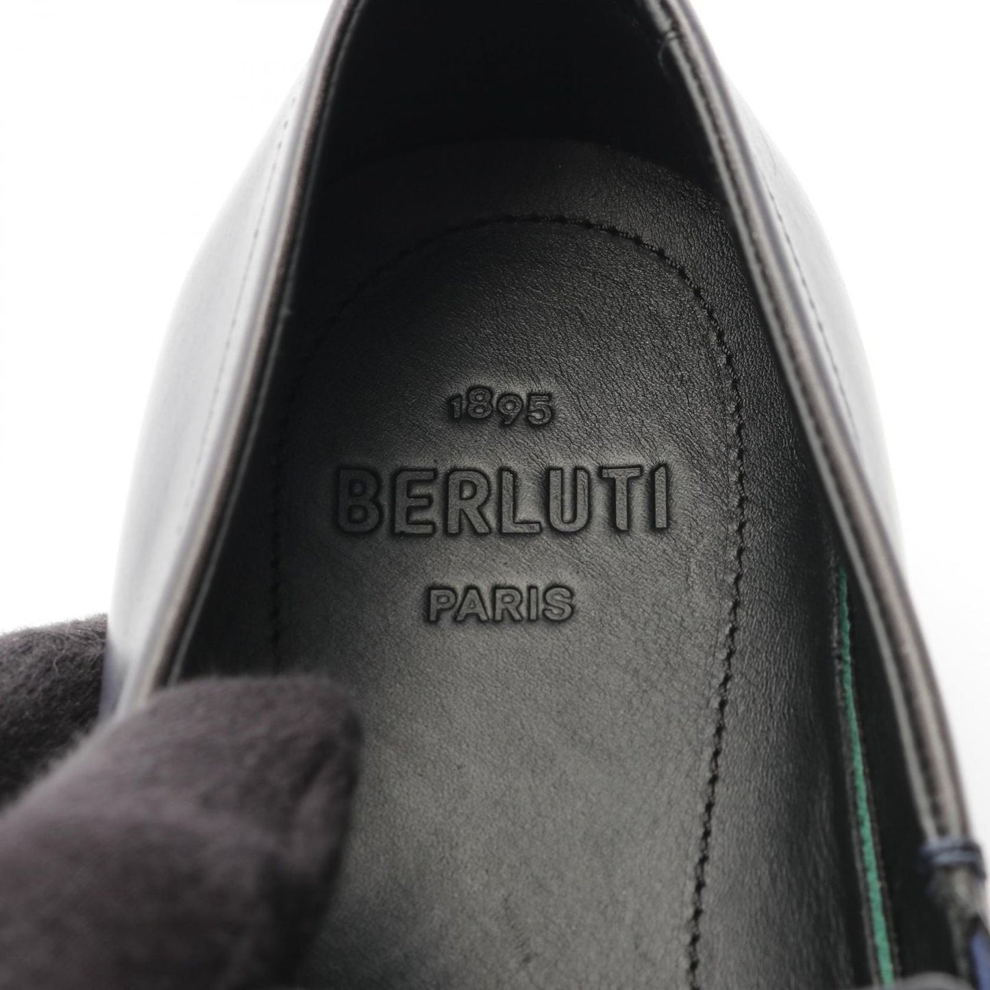 Berluti Navy Leather Slip-On Loafers - Exquisite Craftsmanship