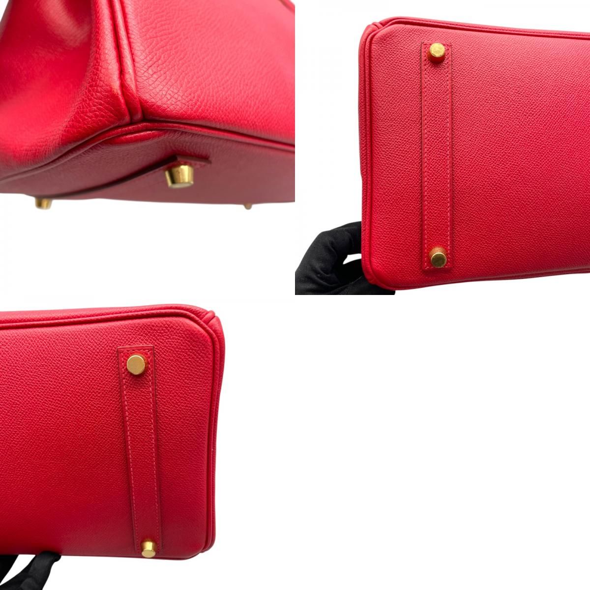 HERMES Birkin 35 Rouge Vif with Silver Hardware - Iconic Luxury Handbag