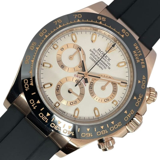 ROLEX Daytona 116515KN Ivory K18PG/Rubber Automatic Men's Watch