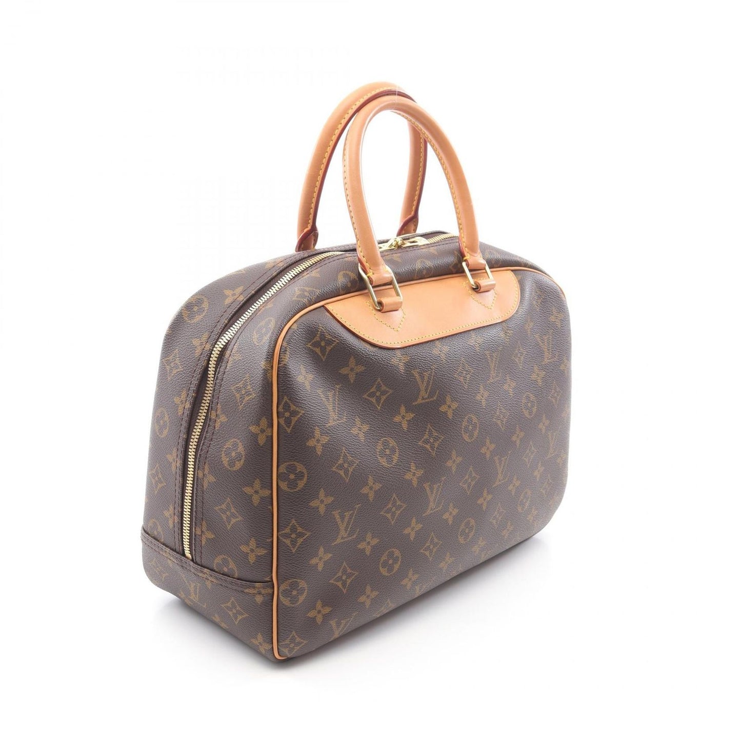 Louis Vuitton Deauville Bowling Vanity Handbag - Timeless Elegance
