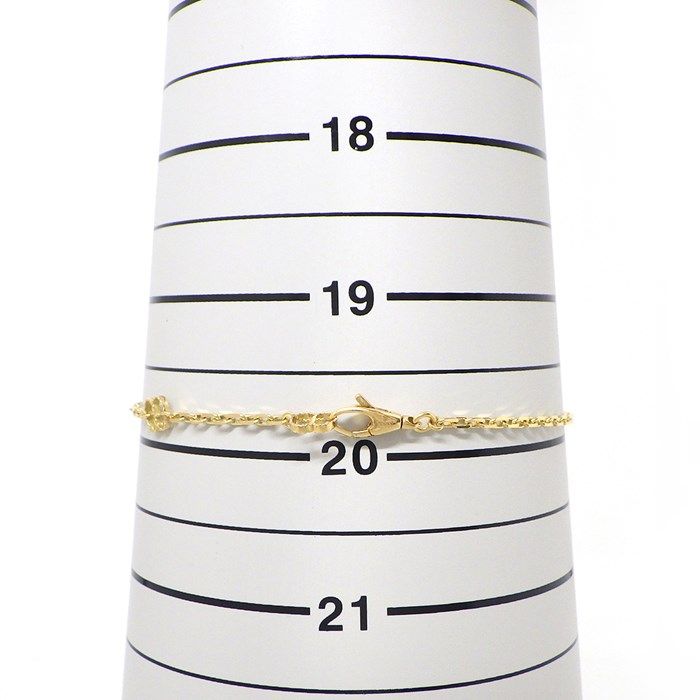 GUCCI GG Running Logo K18YG Bracelet - Exquisite Craftsmanship