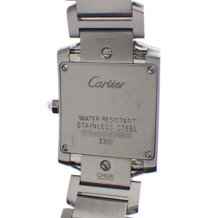 Cartier Tank Française SM W51028Q3 Pink Shell Dial - Exquisite Timepiece