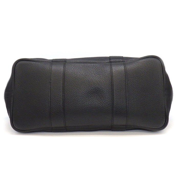 HERMES Garden Party PM Tote Bag - Black Negonda Leather, 2011