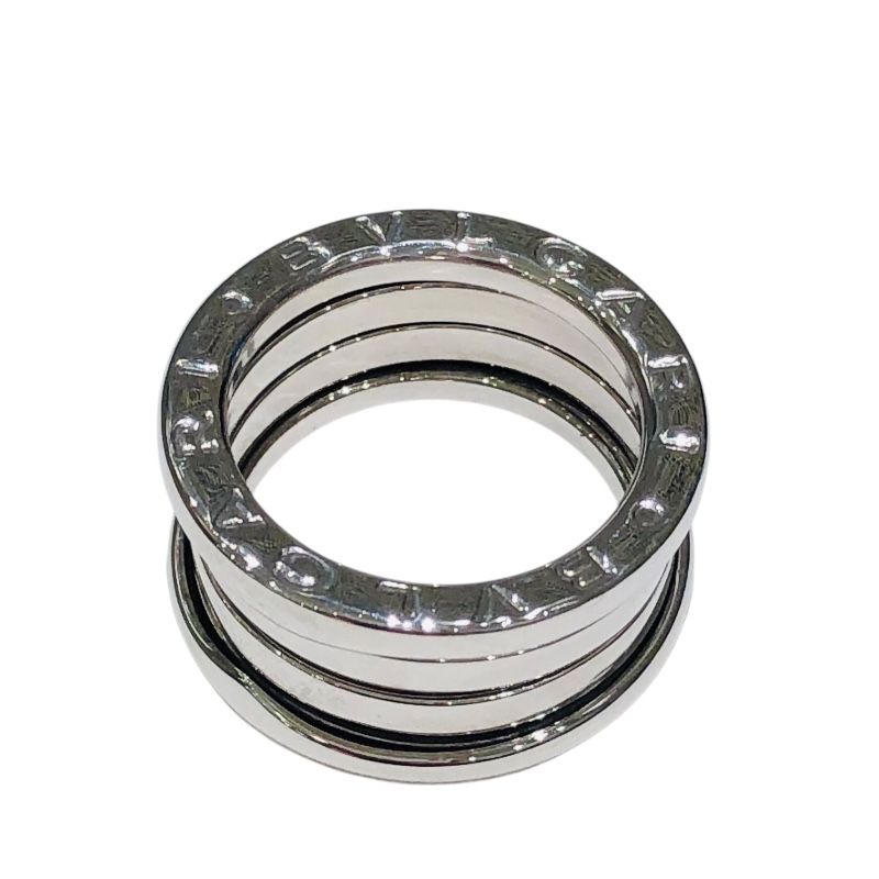 BVLGARI B.zero1 3-Band Ring in 18K White Gold - Size 6.5