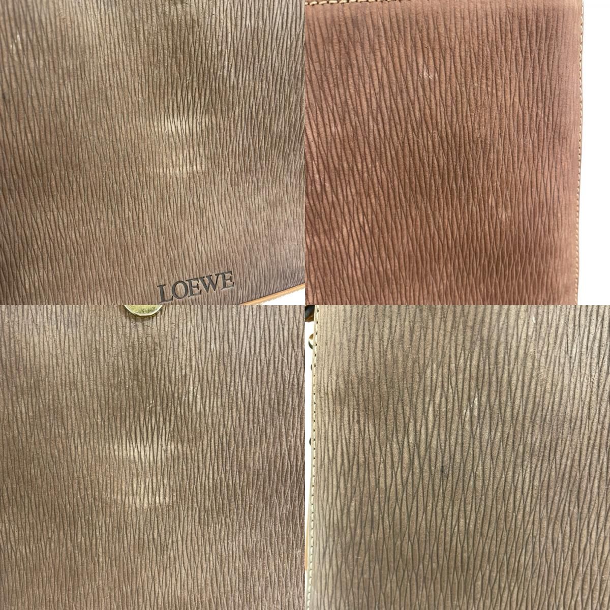 LOEWE Velasquez Shoulder Bag in Brown Leather - Exquisite Craftsmanship