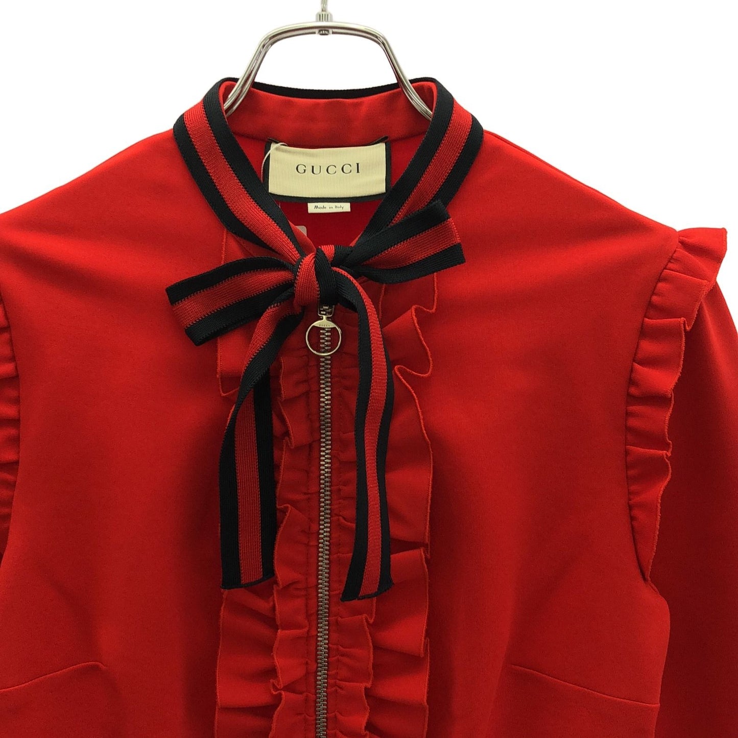 GUCCI Red Rayon Dress - Timeless Elegance for the Modern Woman