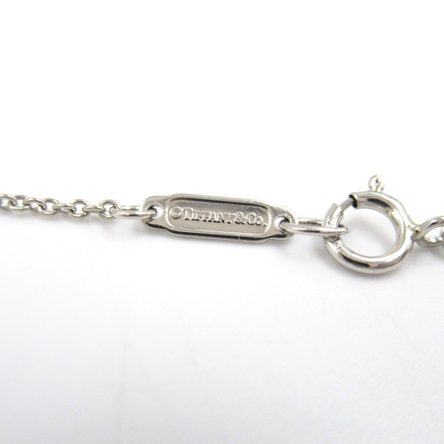 TIFFANY & CO. Aria Diamond Necklace in Platinum - 42cm